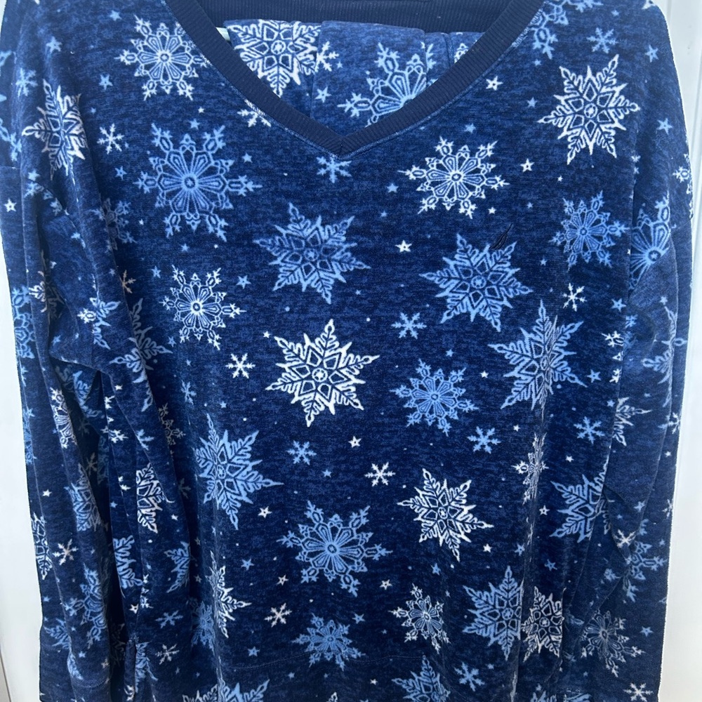 Navy Snowflake Jammie Set ❄️